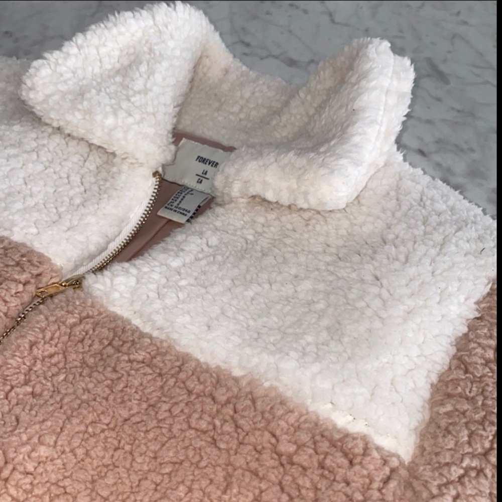 Pink Sherpa Jacket - Picture 3 of 5